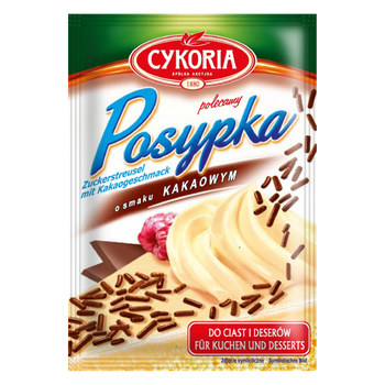 Posypka dekoracyjna o smaku kakaowym CYKORIA 35g