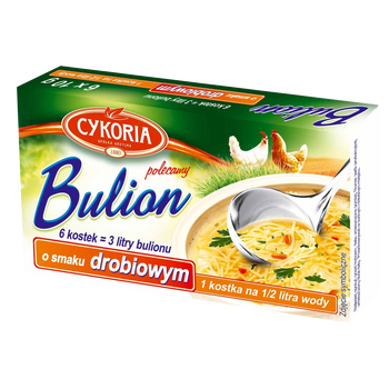 Kostka bulionowa Bulion drobiowy CYKORIA 6 x 10g