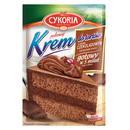 Krem do tortów o smaku czekoladowym CYKORIA 100g