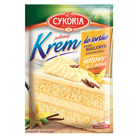 Krem do tortów o smaku waniliowym CYKORIA 100g