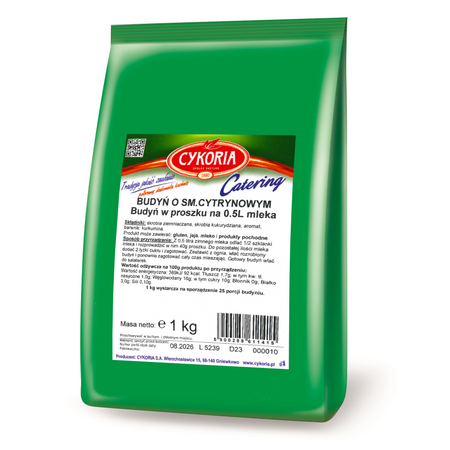Budyń o smaku cytrynowym CYKORIA 1kg