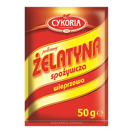 Żelatyna spożywcza wieprzowa CYKORIA 50g