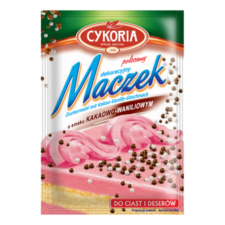Maczek dekoracyjny o smaku kakaowo-waniliowym CYKORIA 50g