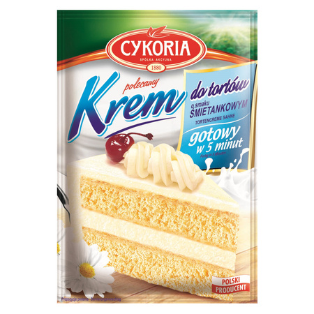 Krem do tortów o smaku śmietankowym CYKORIA 100g