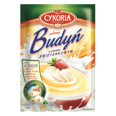 Budyń bez cukru o smaku śmietankowym CYKORIA 40g