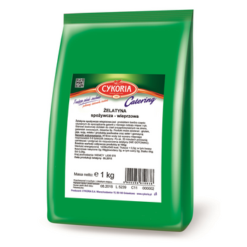 Żelatyna spożywcza wieprzowa CYKORIA 1kg