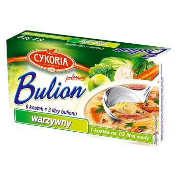 Kostka bulionowa Bulion warzywny CYKORIA 6 x 10g
