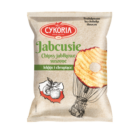 Chipsy jabłkowe Jabcusie CYKORIA 40g