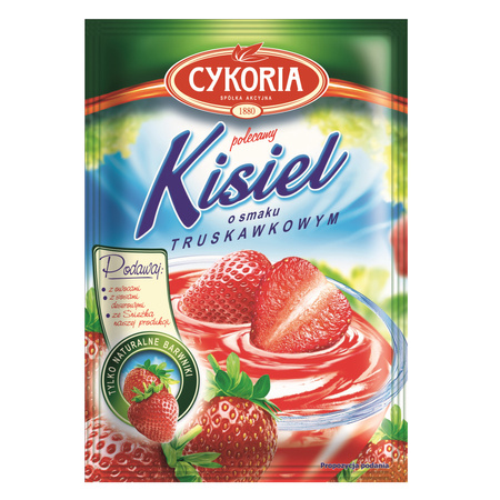 Kisiel bez cukru o smaku truskawkowym CYKORIA 40g