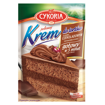 Krem do tortów o smaku czekoladowym CYKORIA 100g