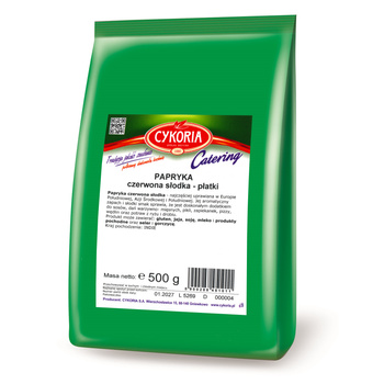 Papryka czerwona słodka płatki CYKORIA 500g