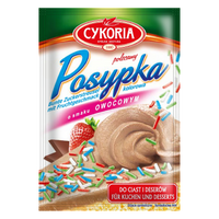 Posypka dekoracyjna o smaku owocowym CYKORIA 35g