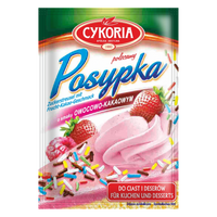 Posypka dekoracyjna o smaku kakaowo-owocowym CYKORIA 50g